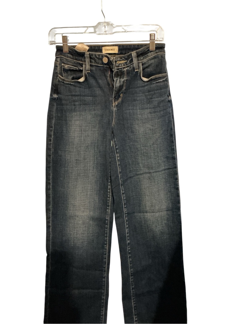 L'AGENCE Dark Wash Wide Leg Jeans